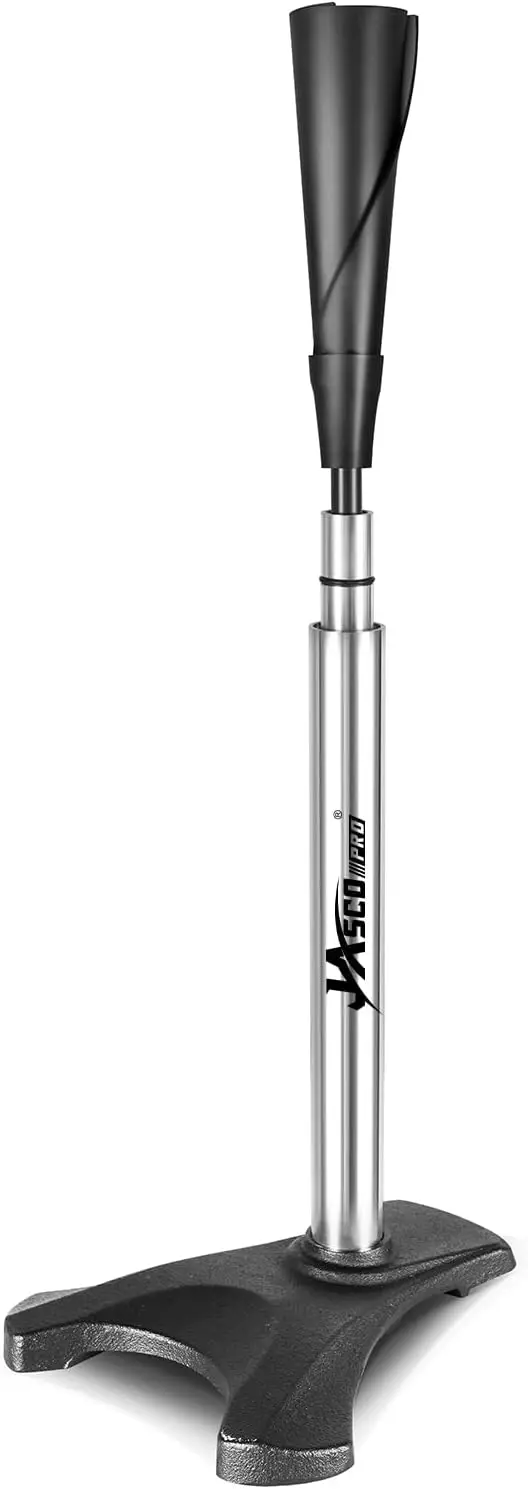 

Adjustable Portable Baseball Softball Batting Tee with Durable Weighted Base for All Ages and Surfaces