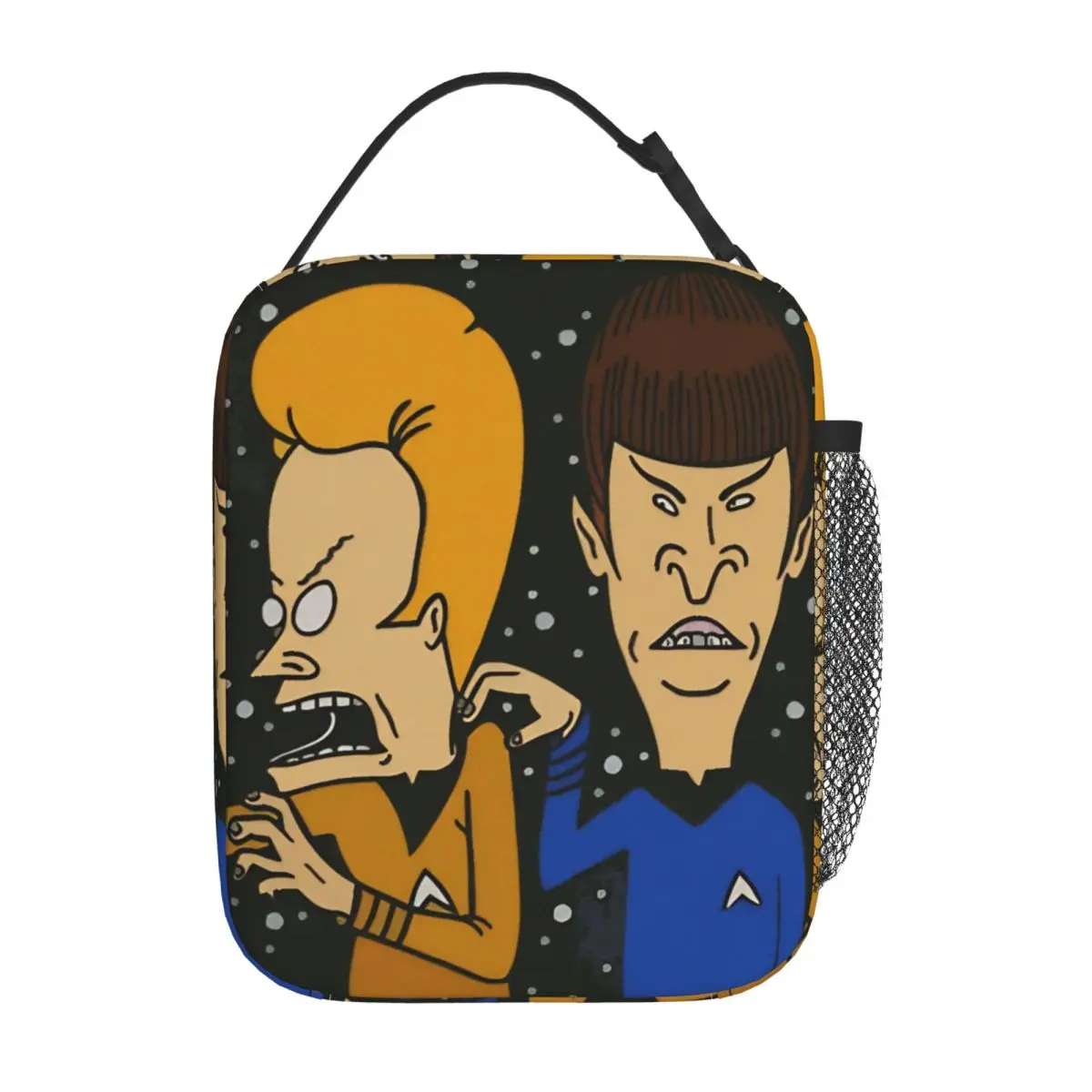 Beavis And Butthead Mashup 断熱ランチバッグ 漏れ防止ランチコンテナ サーマルバッグ トートランチボックス ビーチ アウトドア 弁当ポーチ 1