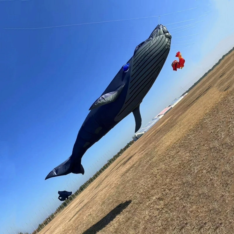 

17m shark kite flying whale kite pendant outdoor fun sports parachute kites for adults toy sports outdoor play koi Octopus reel