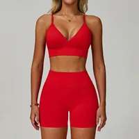 Bright red 2PCS-1