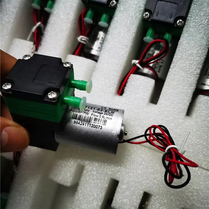 

Diaphragm Pump 7121-62 Brushless Air Pump Inkjet Printer Waste Liquid Water Pump Diaphragm Fluid Pump Vacuum Pump 24DC 0.6L/min