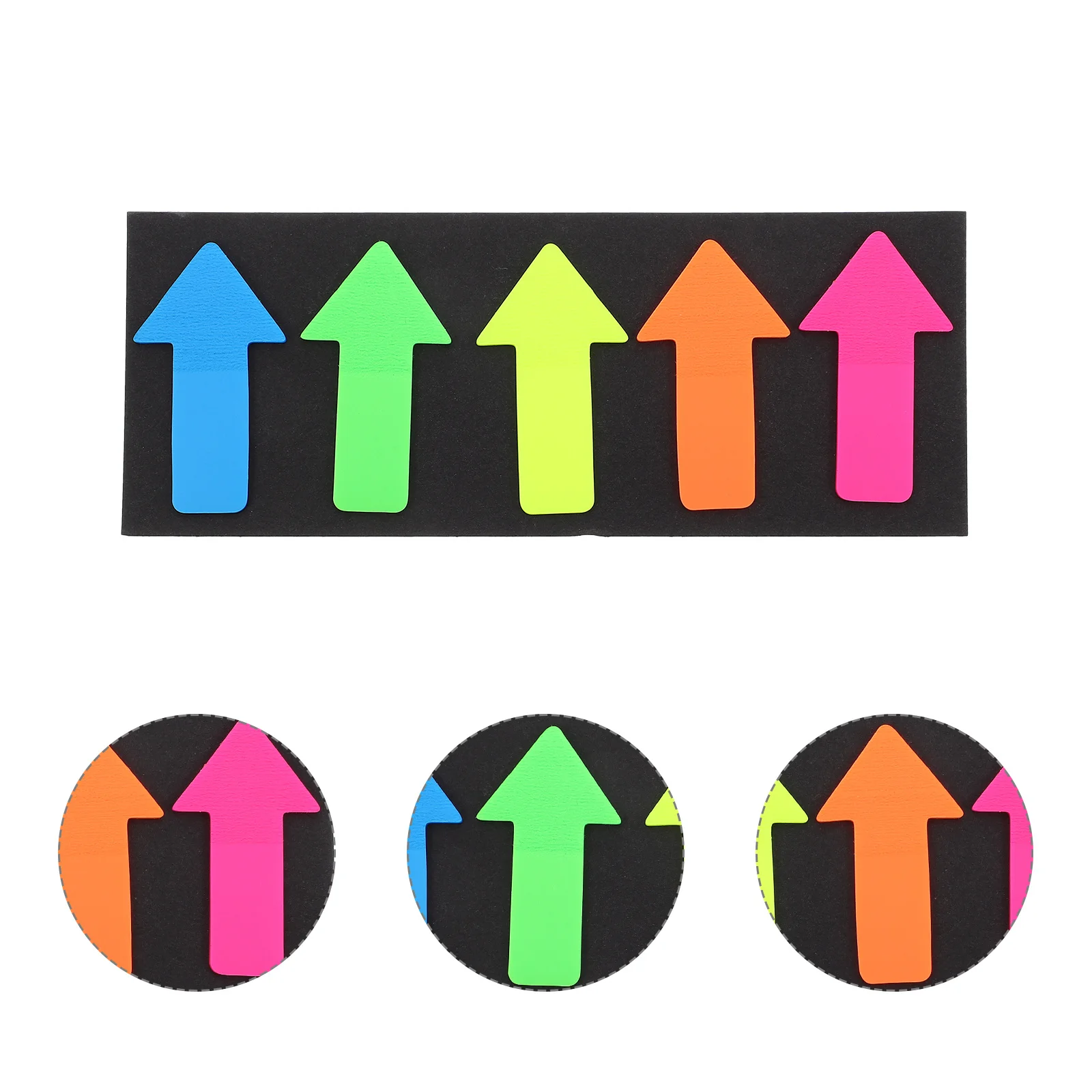 

4Pcs Arrow-Shaped Index Stickers Self-Adhesive Label Stickers for Notebook Classification Highlight Points Labels Office