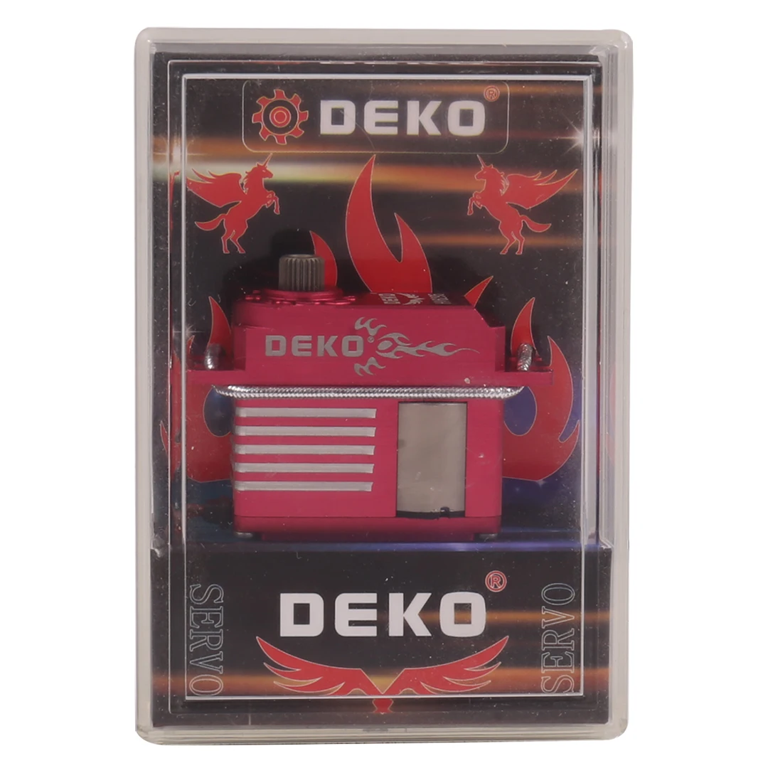 DEKO HV6295 แรงดันไฟฟ้าสูงขนาดกลาง Digital Servo เฮลิคอปเตอร์พวงมาลัยเกียร์ใช้ได้กับ 450/500 Swashplate ล็อคหาง FPV