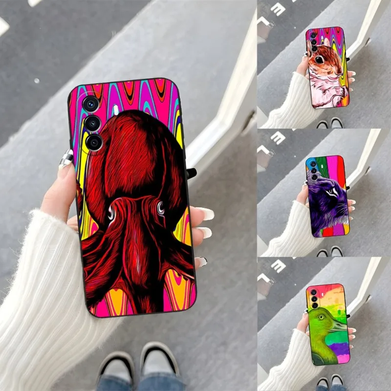 Art Coral Reef Adventure Nature Phone Case For Huawei P50 P30Pro P40 P20 P10 P9 Pro Plus P8 P7 Psmart Z Nova 8 8I 8PRO 8SE