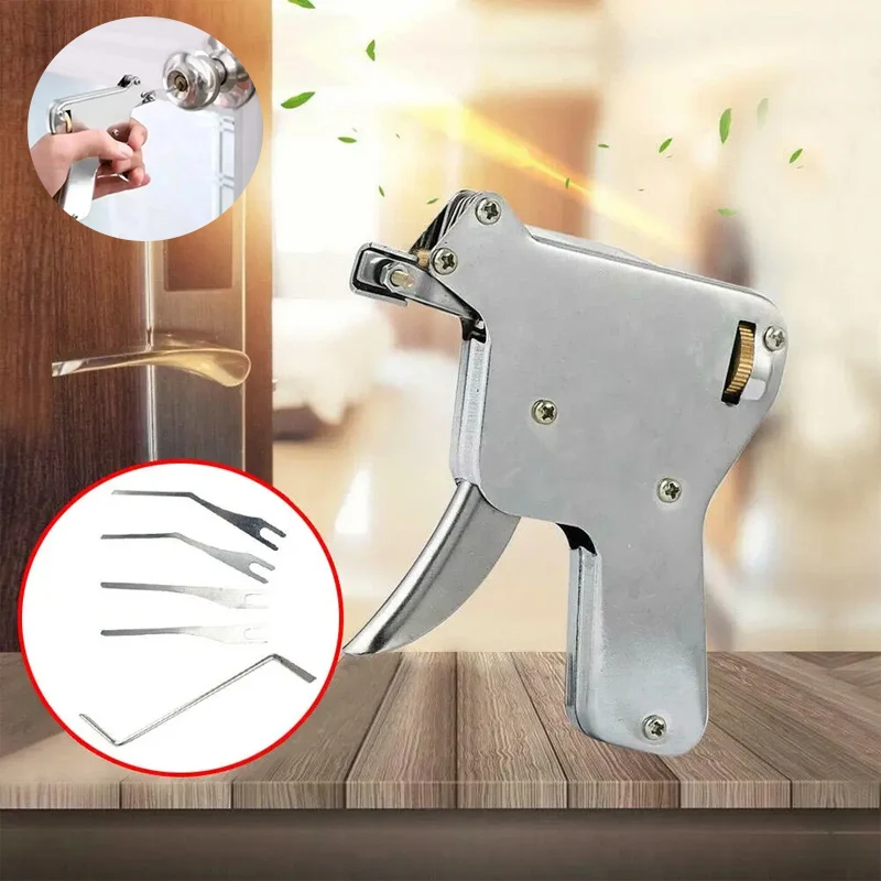 Locksmith Tools Lock Opening Gun Pick Set for Dimple & Bump Locks, Professional Pick Gun Kit for Locksmith Supplies