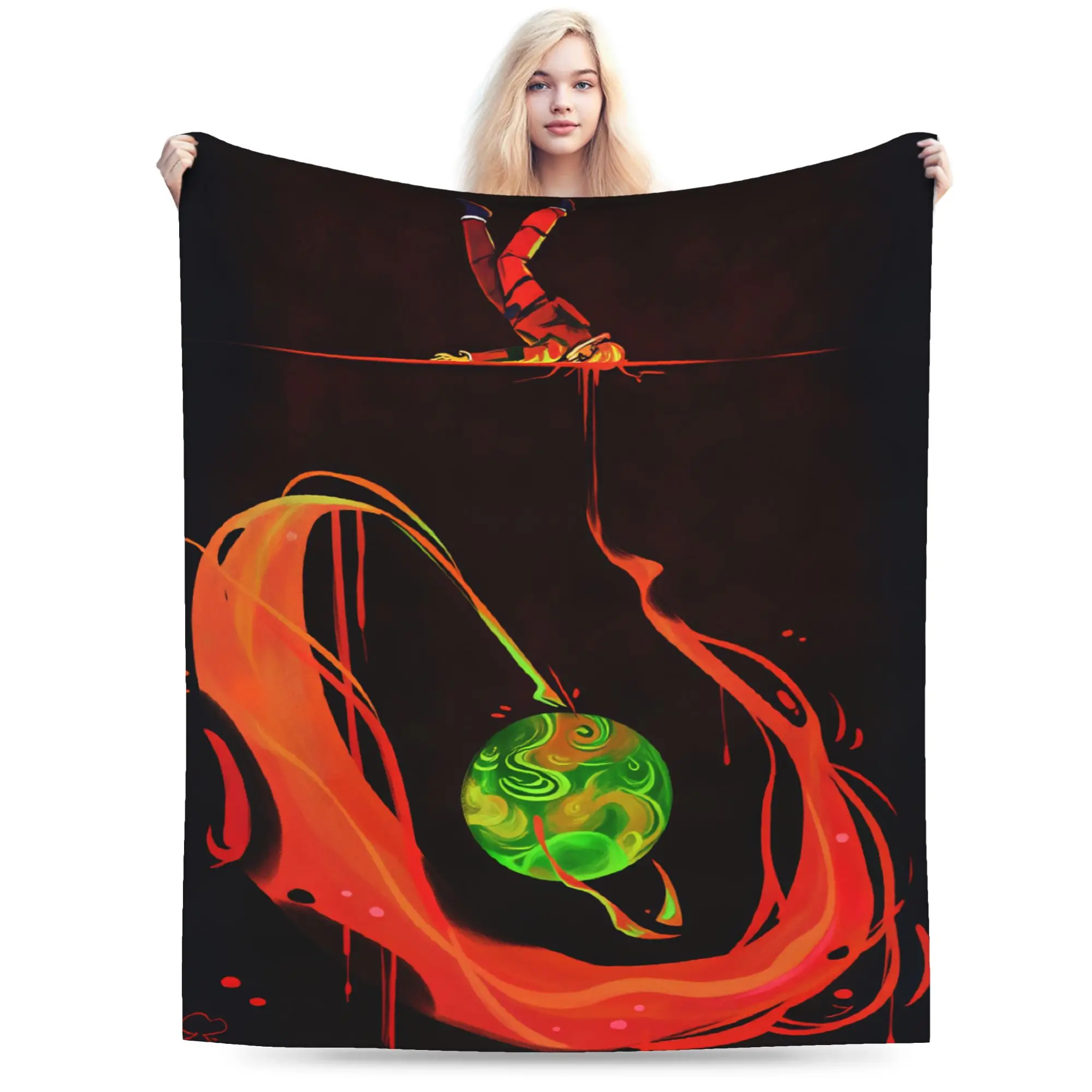 Project Hail Mary Flannel Blanket Adults  Cozy Throw Blanket Winter Outdoor Bedspread Sofa Bed Cover