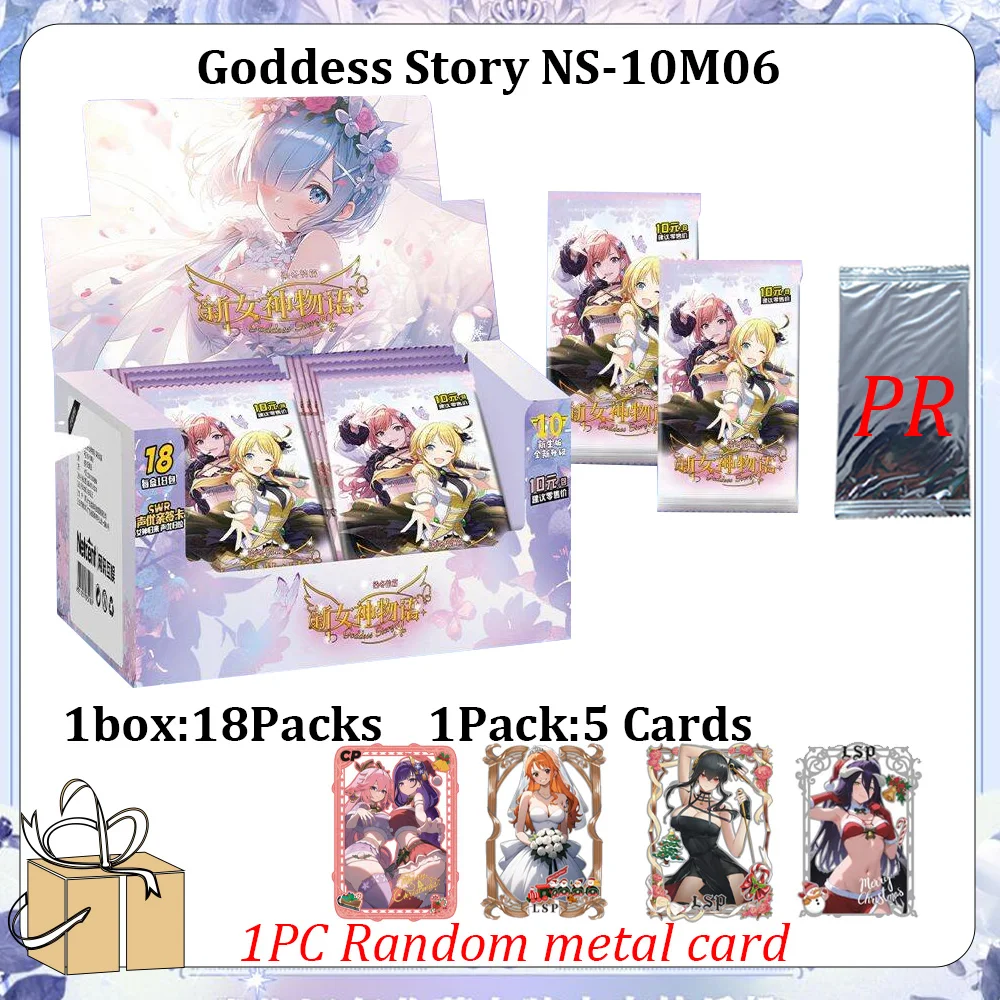 New Goddess Story Ns-10M06 Collection Card PR Card Swimsuit Bikini Feast Booster Box Doujin Toys And Hobbies Gift