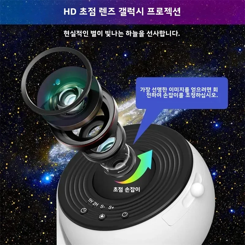 جهاز عرض LED Space Galaxy Galaxy، جهاز عرض Galaxy 13 في 1 على شكل نجمة، ضوء ليلي للسقف، إضاءة مزاج درب التبانة مع مؤقت