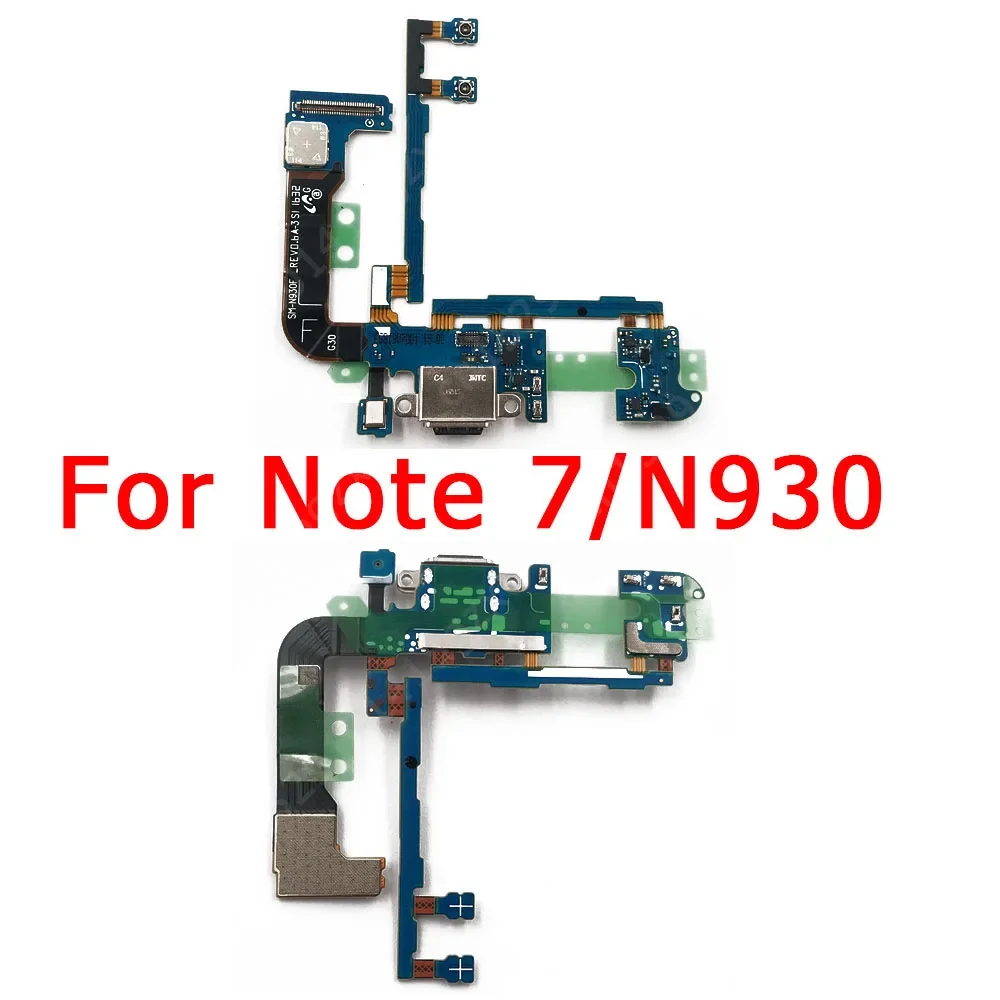 Charging Port For Samsung Galaxy Note 7 8 9 10 Plus Lite N950 N960 N970 Charge Board Usb Connector Flex Cable Plate Spare Parts