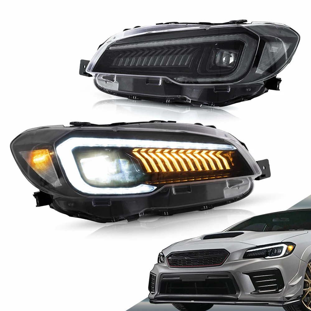 Factory Price Car Headlamps Car Auto Lamp LED Led Headlight for 15-21  WRX for Halogen & Xenon Headlights