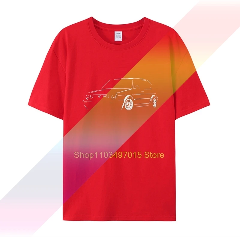 Golf Mk2 t shirt classic Gti fans gift 16V sport car MKII