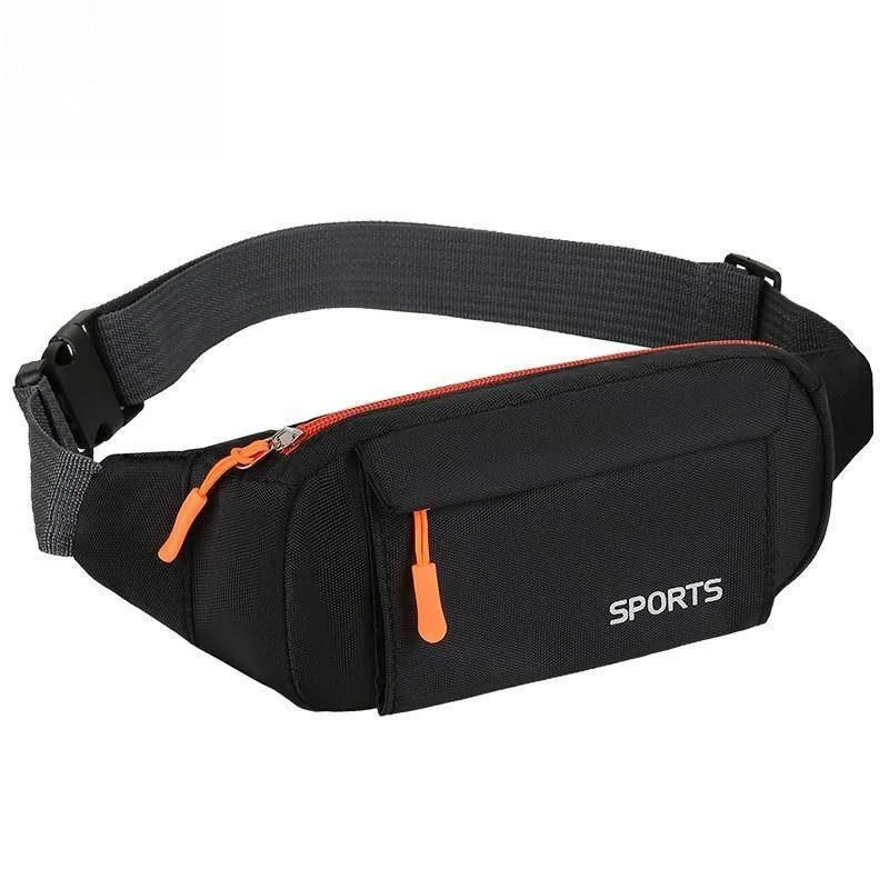 

Lightweight Outdoor Unisex Sports Fanny Pack Mobile Phone Waist Bag Single Shoulder Chest Bag for Women Simple Japanese Style