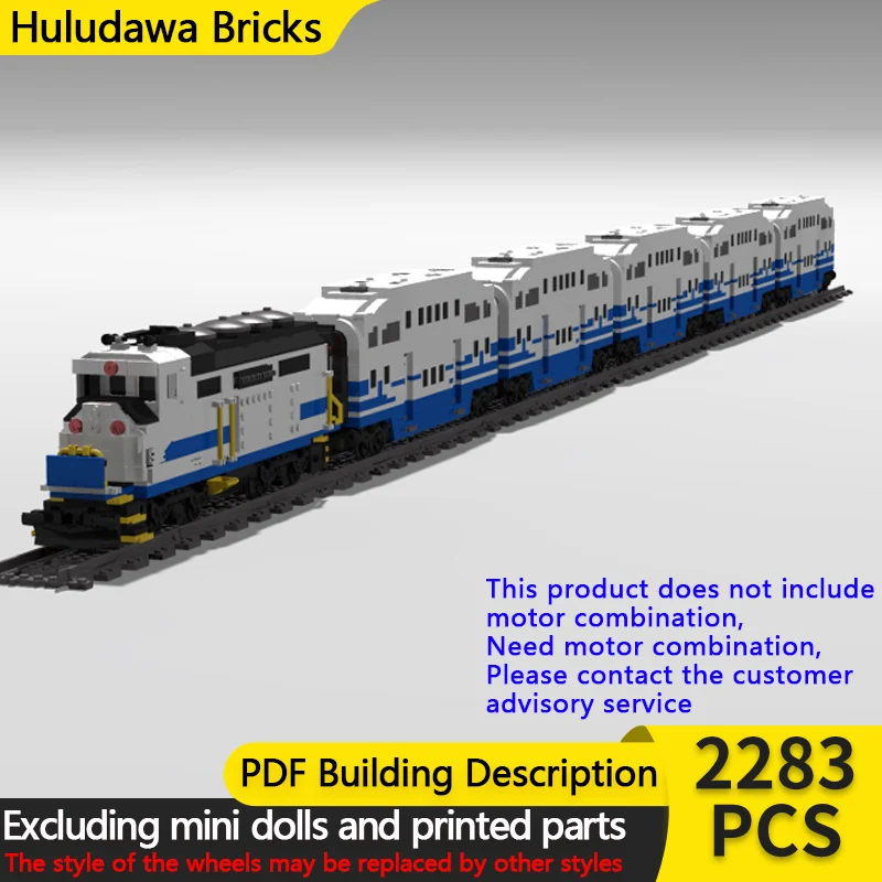 

City Car Model MOC Building Bricks Metrolink Rail Express Train Modular Technology Children Holiday Gifts Assemble Toys Suit