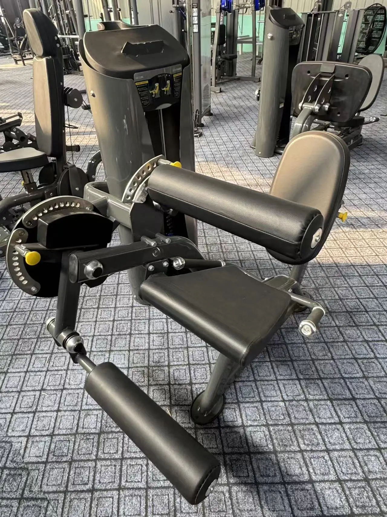 Coofull Gym Fitness Equipment Seated Integrated Leg Trainer Strength Training Machine Dual Function Leg Extension/Leg Cur