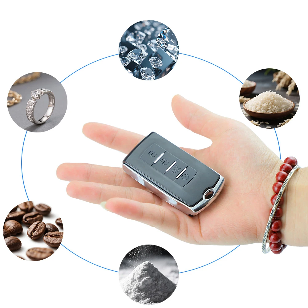 Hot Selling Factory Supply 200g Mini Stainless Steel Electronic Pocket Scale Car Key Design Mini Jewelry Digital Scale