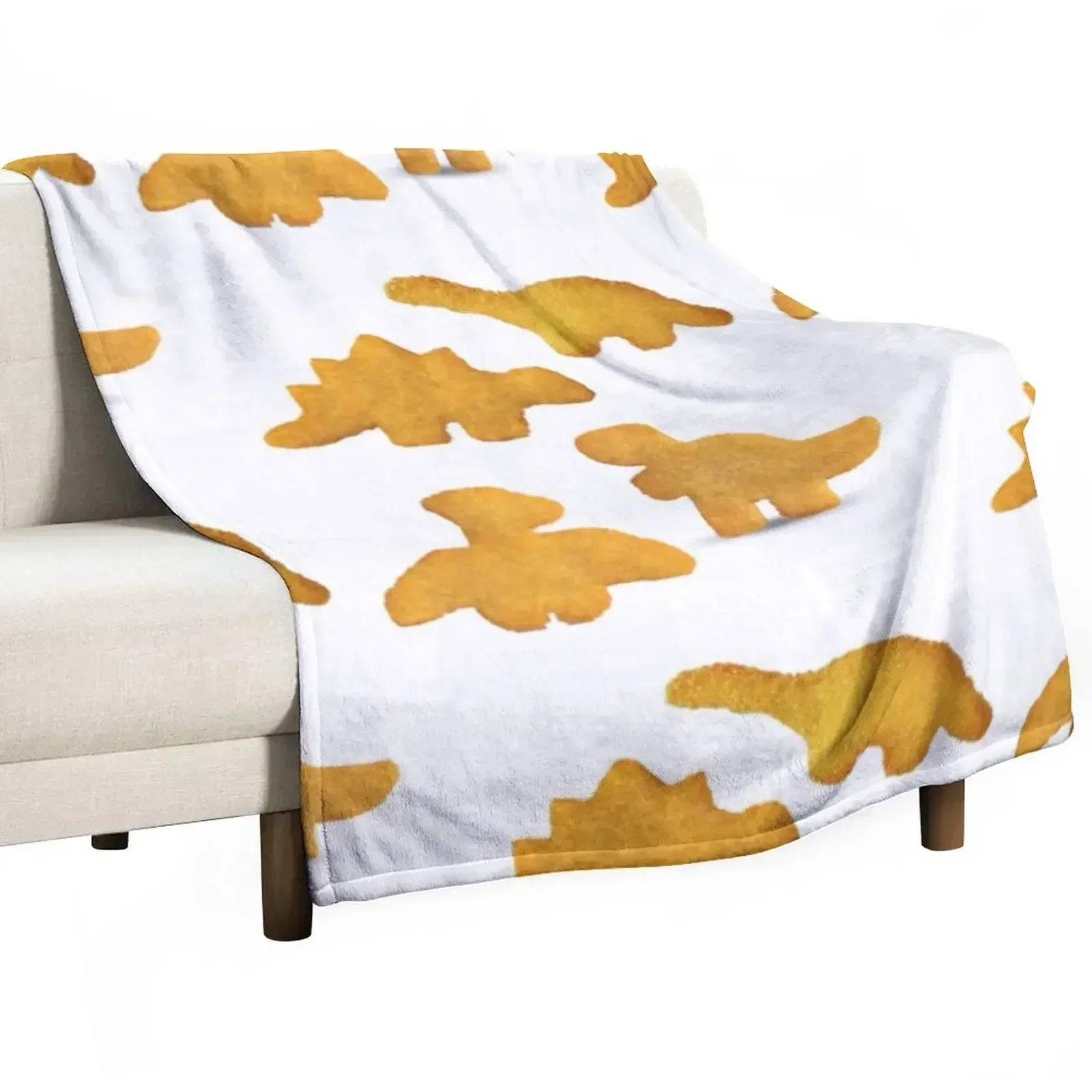 Dino nuggets Throw Blanket for babies Warm Blankets