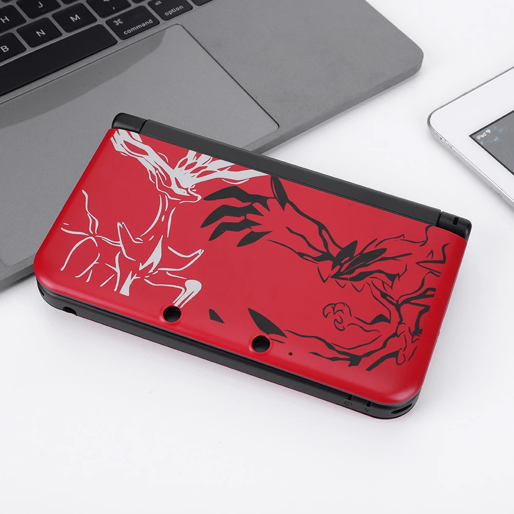 ل 3DS XL العلوي أسفل غطاء استبدال الإسكان شل غطاء حالة البلاستيك العلوي الغطاء الخلفي إصلاح جزء ل 3DS XL لعبة وحدة التحكم
