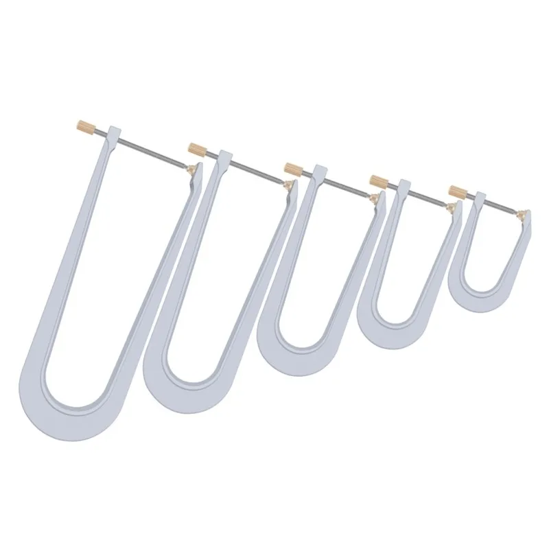 ABHS-Aluminum Alloy Violin Viola Bass-Bar Clamps Square Fix Clamp Repair Installation Tools For Cello Making