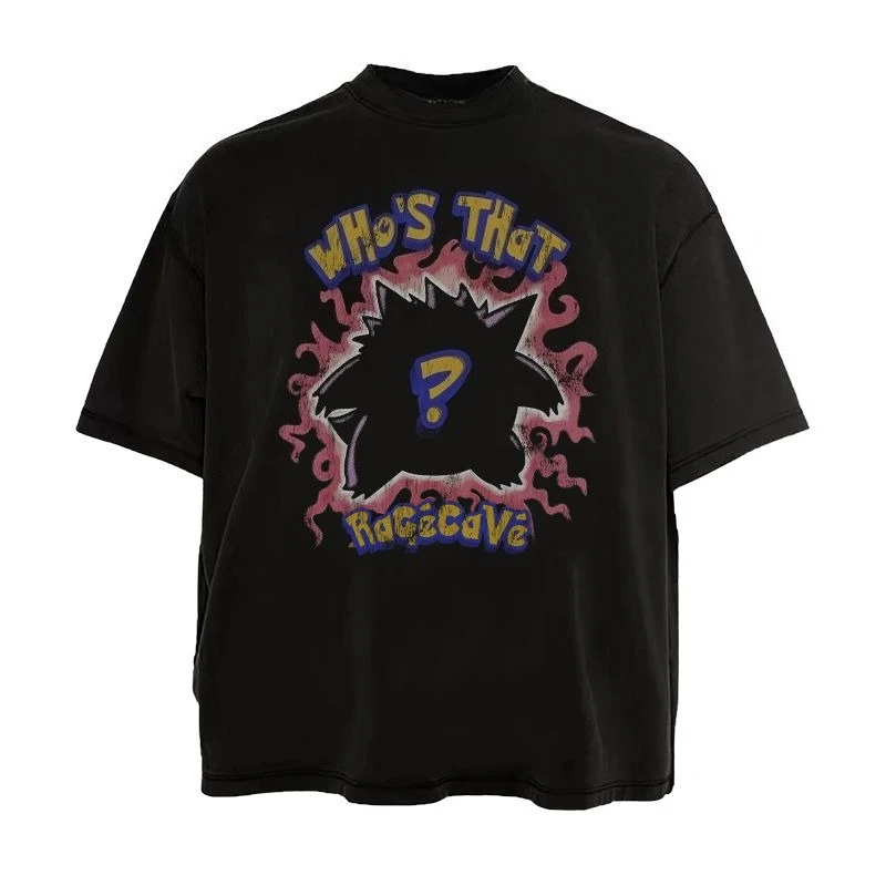 Nouveau T-shirt Printemps 2026 pour Homme à Manches Courtes, Imprimé Genie Caché, Mode Parent-Enfant, Ample et Confortable