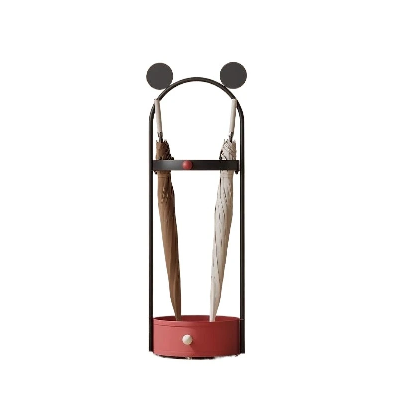 

Household umbrella storage rack at the door, umbrella release artifact, wrought iron umbrella placement drain rack