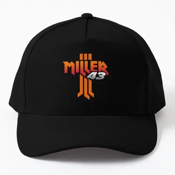 Czapka z daszkiem Jack Miller numer 43, czapka bejsbolówka chłopięca męska, czapka typu snapback, czarna kaszkietka, sportowa, hip-hopowa, jednolita, wiosenna.     Kobiety