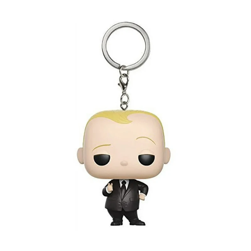 The Boss Baby Theodore Lindsey Templeton Vinyl Figure Pocket Keychain Action Figure Collection Model Cute Doll