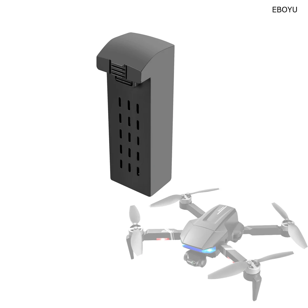 

EBOYU 7.6V 3000mAh Li Battery RC Quadcopter Replacement Battery for LSRC S7S GPS Foldable RC Drone Quadcopter Toy Battery