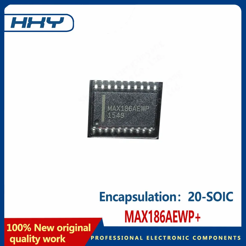 رقاقة اكتساب البيانات MAX186AEWP ، 20 عبوة SOIC ، 1 ،