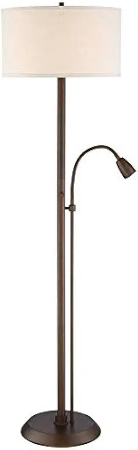 Traverse Modern Floor Lamp with Gooseneck Reading Light LED 64