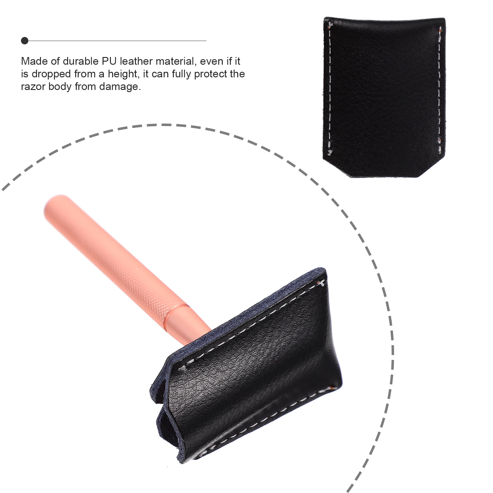 

Safety Travel Shaver Cover Durable Shaving Accessory Razor Case Safety Razor Case For Men Father’S Day Gift