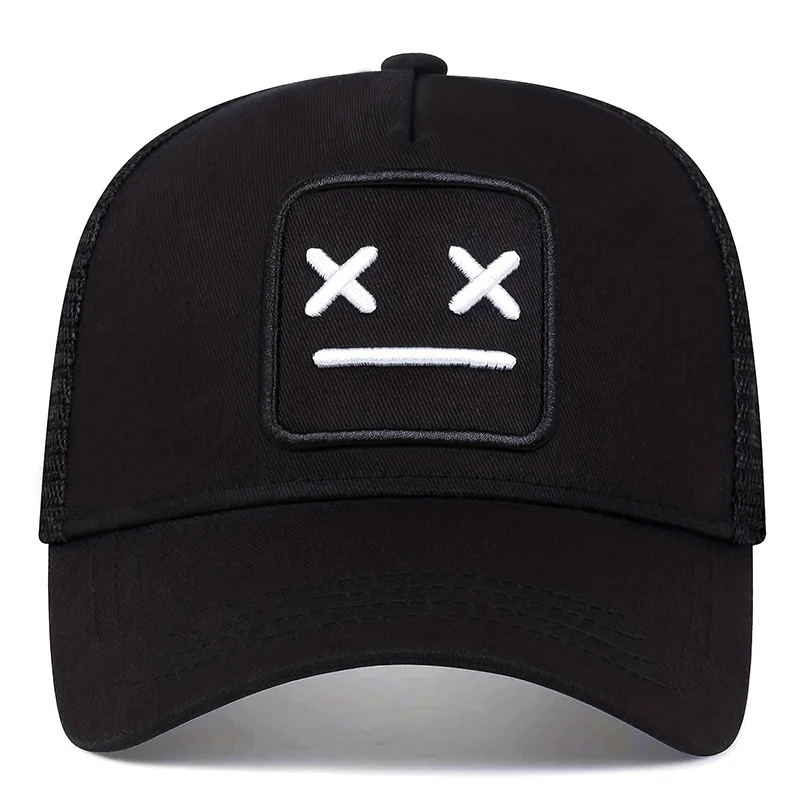 Unisex Xx Embroidery Baseball Net Caps Hip Hop Cap Spring and Summer Outdoor Adjustable Casual Hats Sunscreen Hat