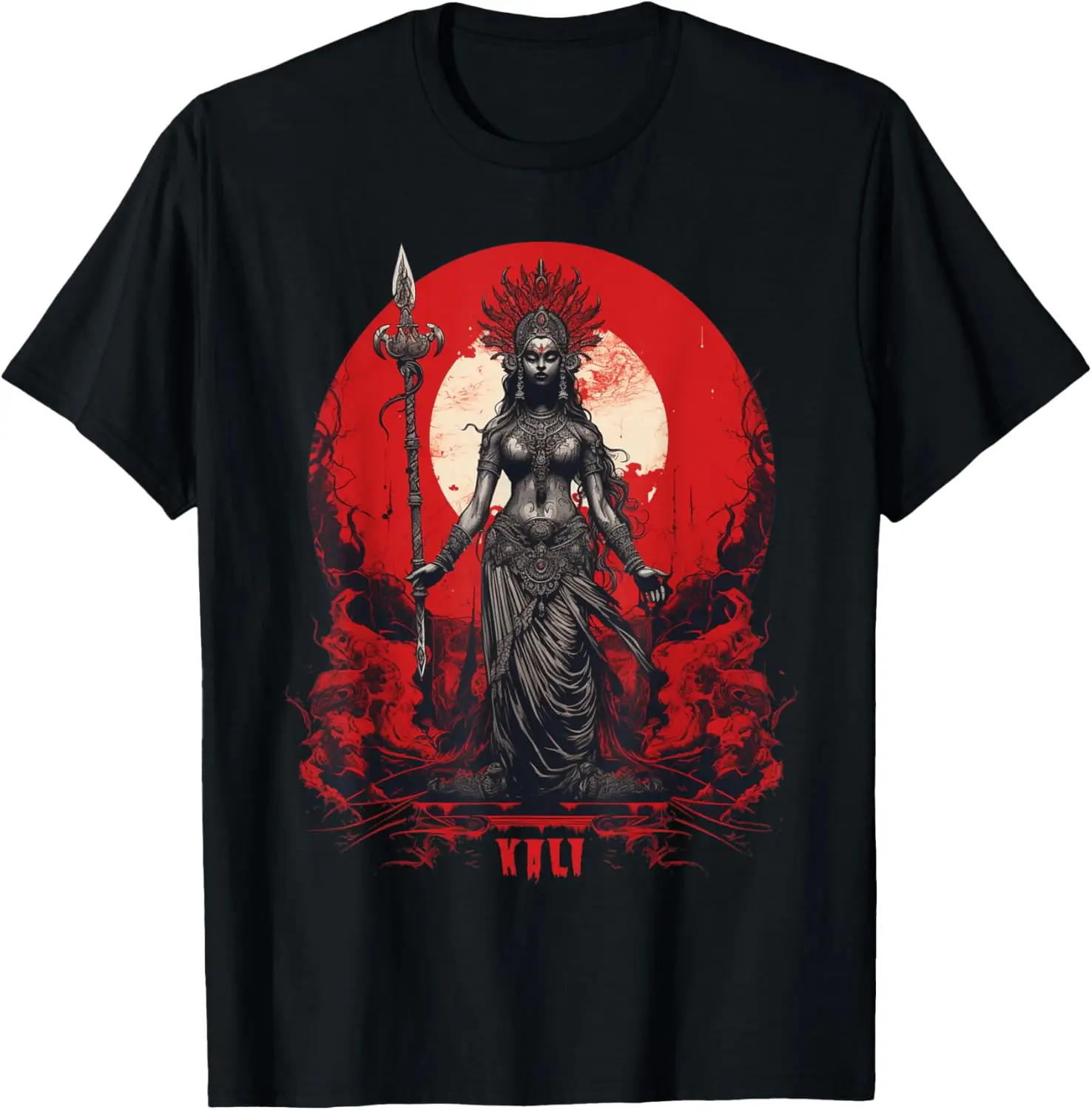 

Кали Goddess of Death, Time and Doomsday Индуистский бог Оккультная футболка