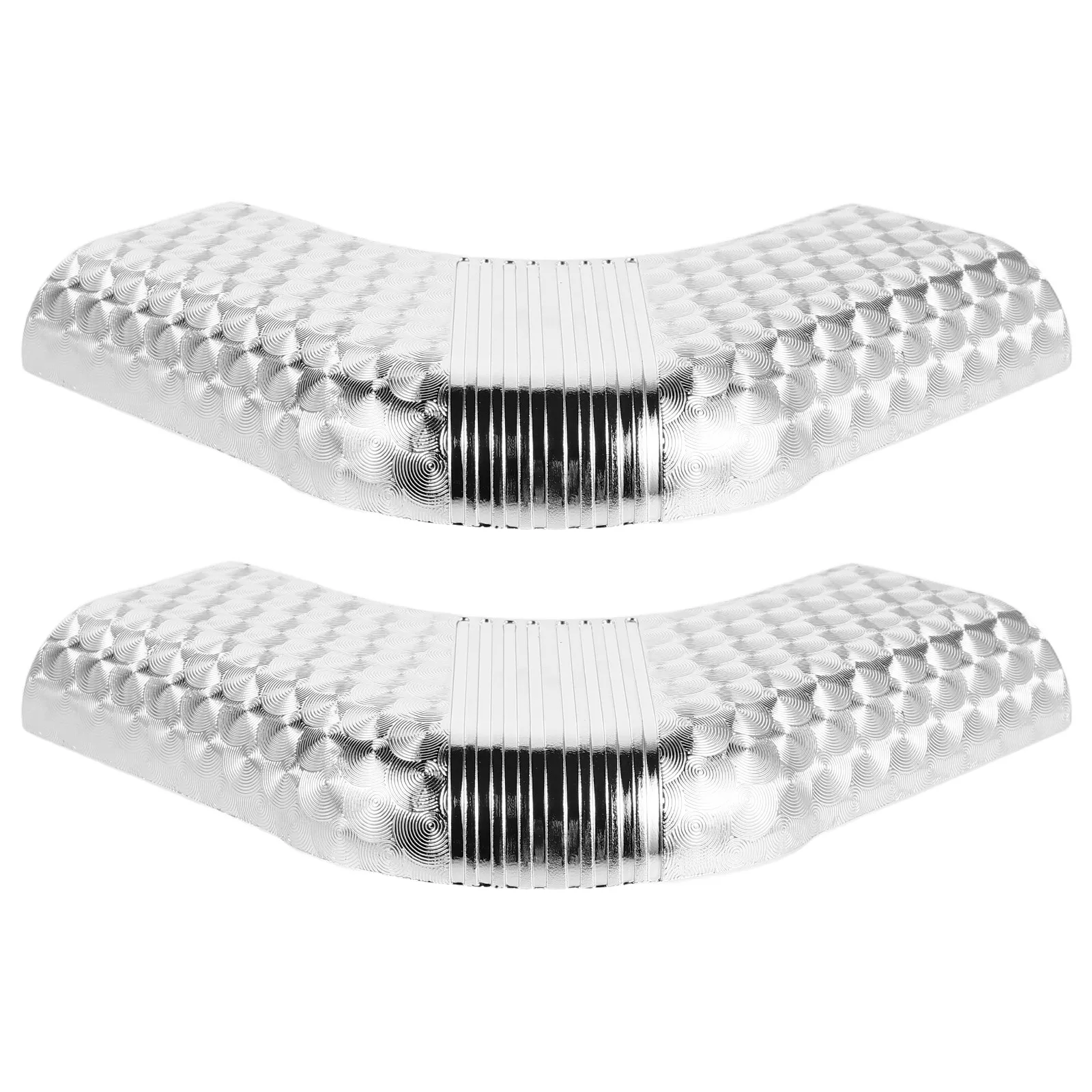 

2Pcs Billiard Table Fish Scale Corner Guard Textured Plastic Pool Table Protector Cap Replacement for Snooker Game Room