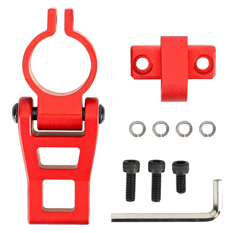 

ABHT-For Zero 8X 10X Electric Scooter Replacement Parts Folding Buckle Kit Vertical Rod& Steering Bar Fixing Hook
