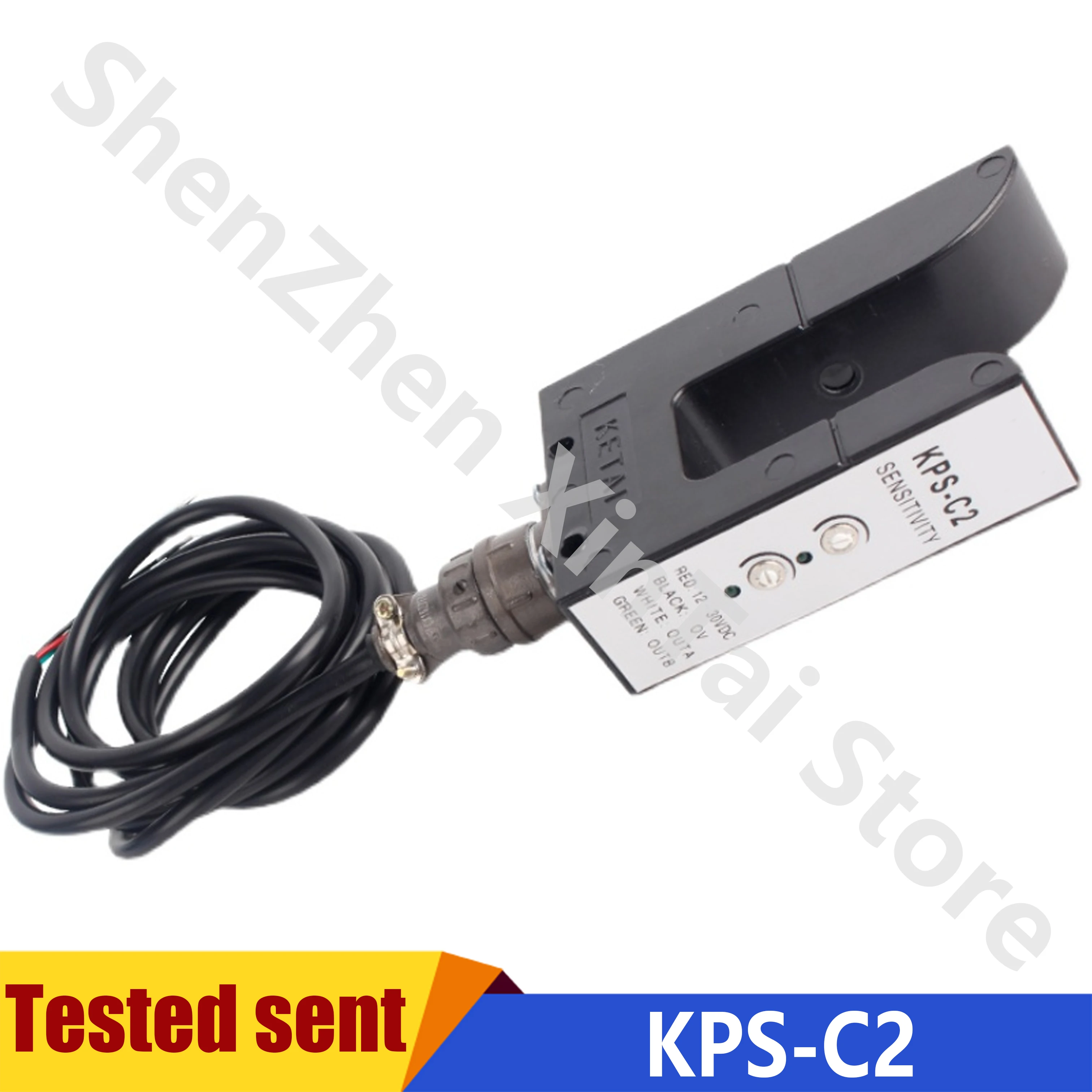 New Original U-shaped Photoelectric Switch KPS-C2 Electric Eye Photoelectric Edge Detector PS-C2 Photoelectric Sensor