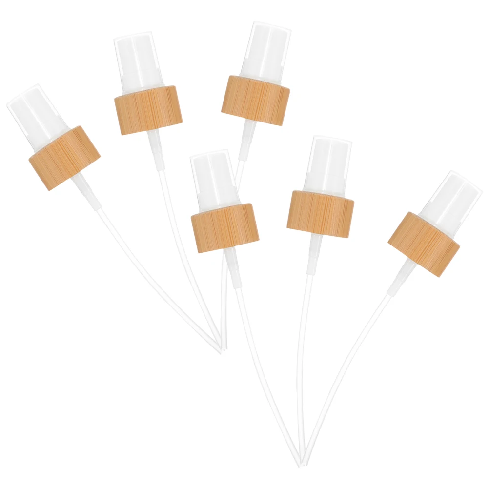 

6 pcs Spray Head Accessories Fine Mist Plastic Bottle Nozzle 20 Thread Replacement Spray Head Pump Refillable Sprayer