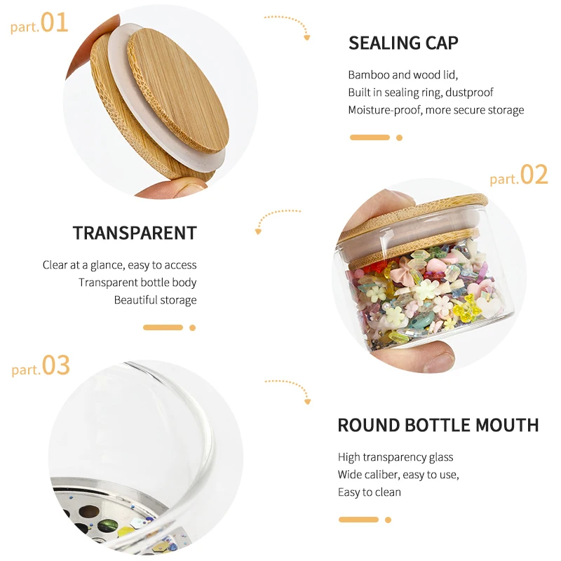 1pcs Nail Crystal Glass Dappen Dish Acrylic Powder Liquid Holder Container Round Shape Nail Lid Cup Bowl Manicure Accessories