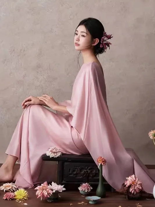 

Ele Pink Chinese Sle Portrait Photoaphy Costume New Arrival Studio Photo oot Traditional National Art Dr