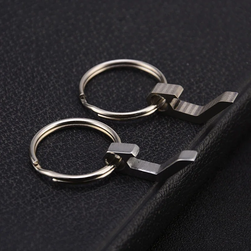 3 styles Portable Mini Bottle Opener Stainless Steel Titanium Alloy Key Ring Carry Easily Bar Tool Kitchen Gadgets