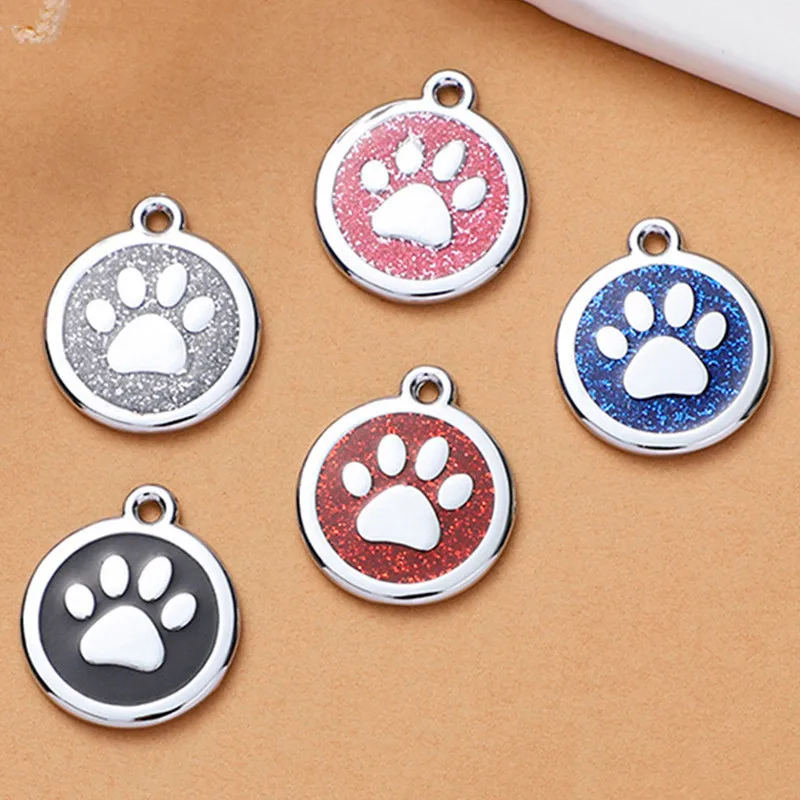 Personalized Pet Id Tags Medal Customized Dog Collar With Name Number Kitten Dogs Anti-lost Pendant Engraving DIY Accessories