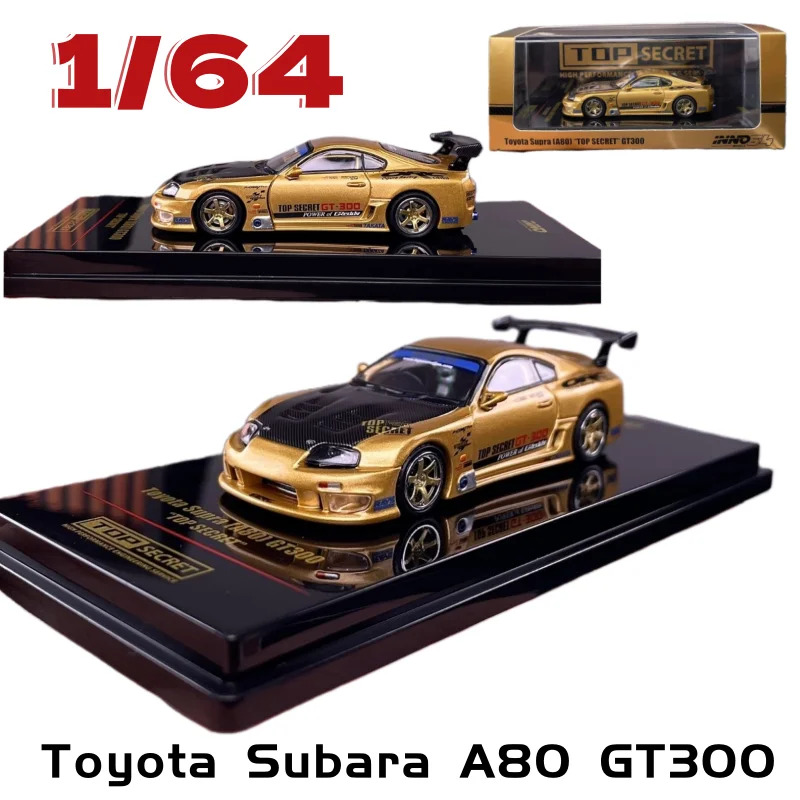 

INNO Diecast 1/64 Scale Toyota Alloy Car Model Toyota Subara A80 GT300 Play Vehicles Toys for Boys Original Box