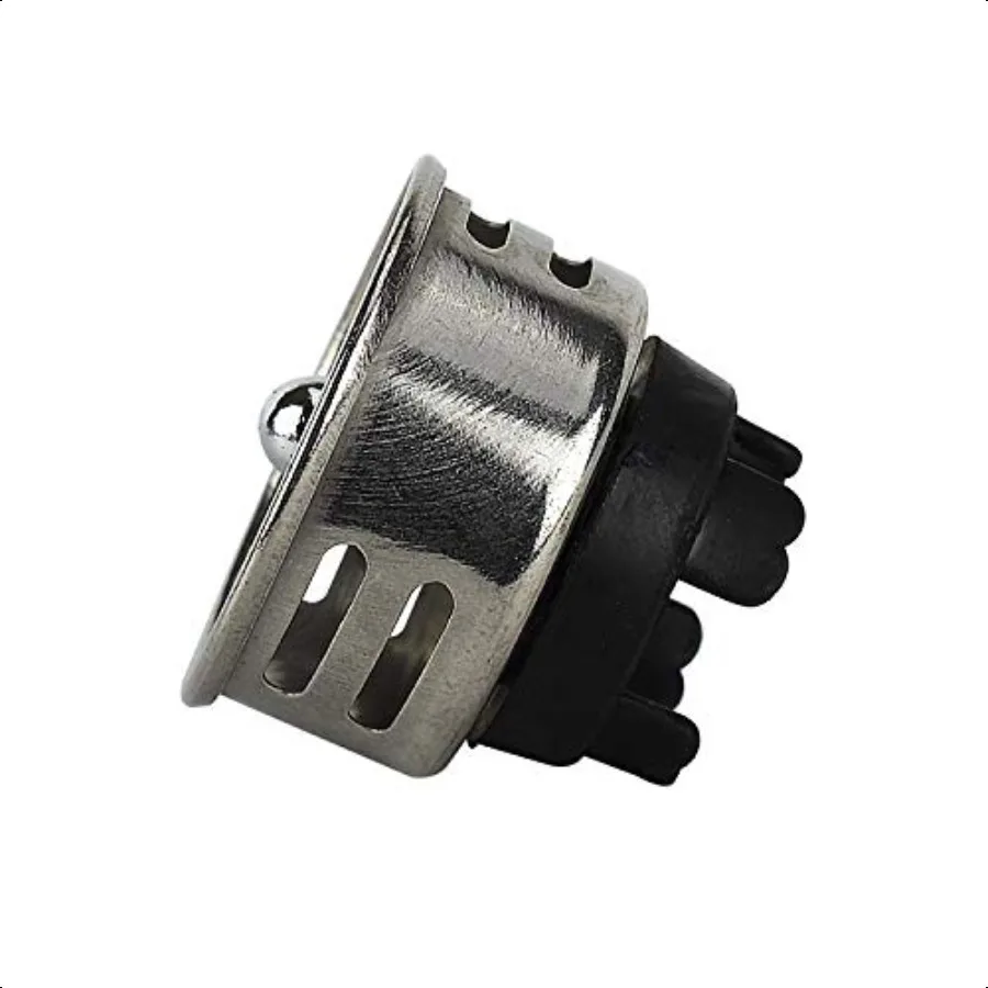 مصفاة حوض Keeney 878 قطعة من الفولاذ المقاوم للصدأ Junior Duo مع سلة تناسب فتحة 2 بوصة أو 21 2 بوصة من الكروم المصقول