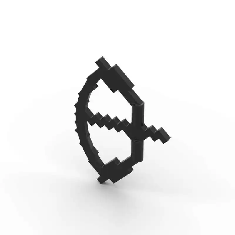 MOC 10 STKS 18792 Pixelated Met Pijl Getrokken Bouwstenen Kit Prop Boog Deel Bricks DIY Idee Deeltje Kinderen Verjaardagscadeautjes