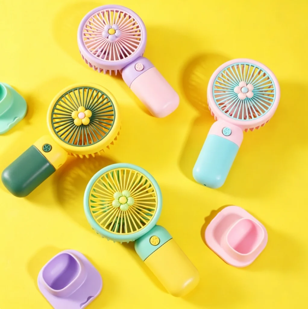 

Flower-shaped fruit-shaped handheld fan, multi-color USB interface desktop fan, portable fan, convenient to carry around