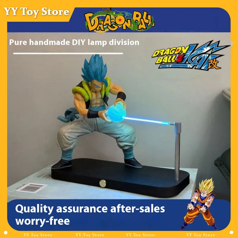 

In Stock Dragon Ball SSJ 4 Vegeta Kamehameha Wave Magnetic Light Lamp Anime Figures Model Desk Ornament Peripheral Toy Kids Gift