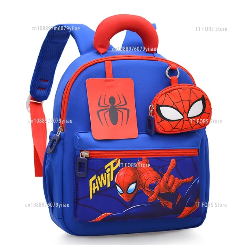 

Children's Schoolbags Boys and Girls Spider-Man Cartoon Kindergarten Schoolbags Kids Backpacks Birthday and Holiday Gifts