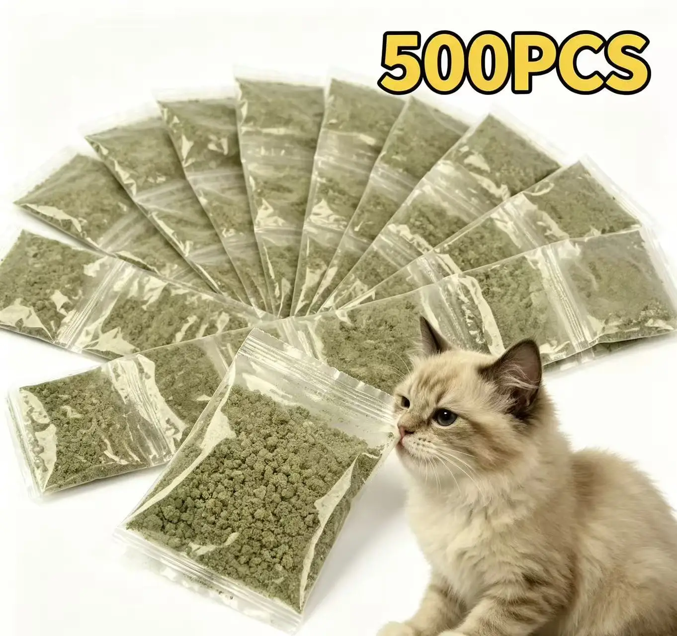 Natural Catnips Powder Supplement Promote Active Play in Your Furry Friend Encourage Playful Behavior