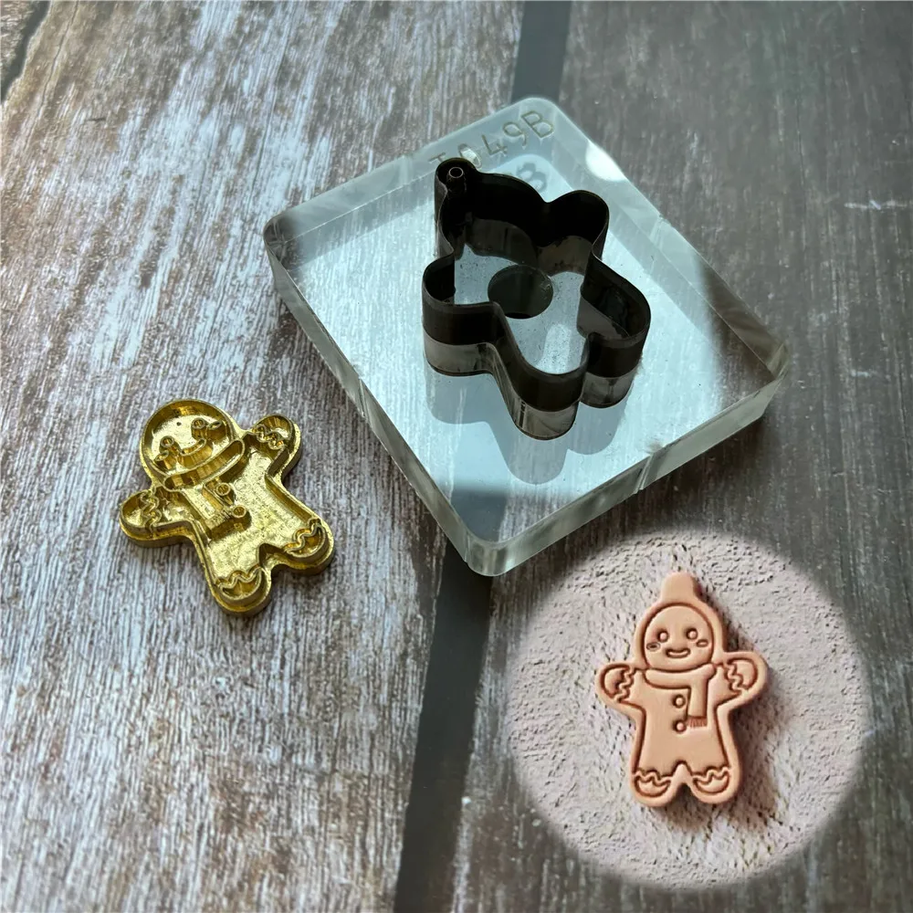 Leather Brass Stamp Mold Cutting Die Set Custom Logo Stamping Tool Cutter Keychain DIY Craft Knife Pressing Hot Stamps Carving