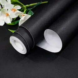 PVC Self-adhesive Wallpapers Vinyl Black White The 3D Stickers for Livingroom Furniture Wall Kitchen Cabinets Home Decorative