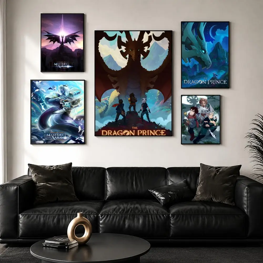 2018 Movie The D-Dragon Prince Poster Perfect Sticker Self Adhesive for Office Home Theater Wall Art Decor Fancy Gift